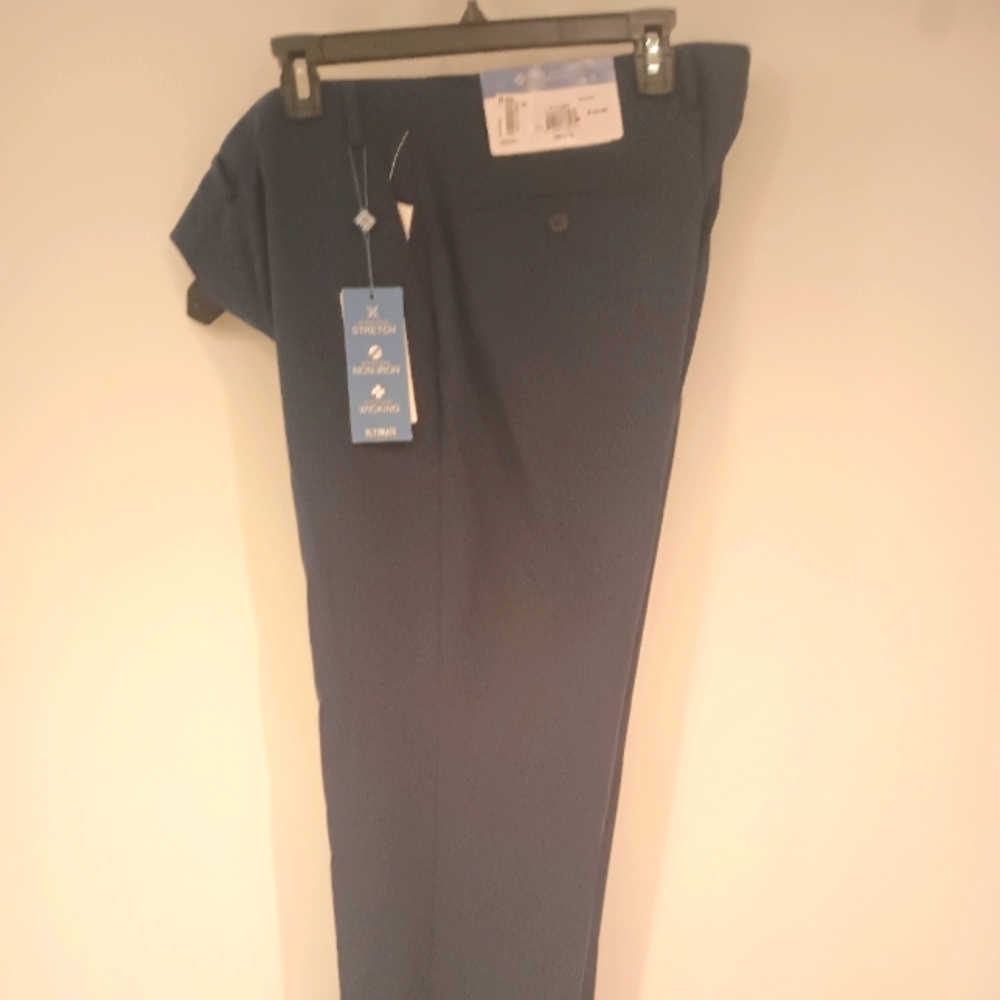 New Ryan Seacrest Men's Distinction Dress Pants Navy Blue NWT MSRP $135
